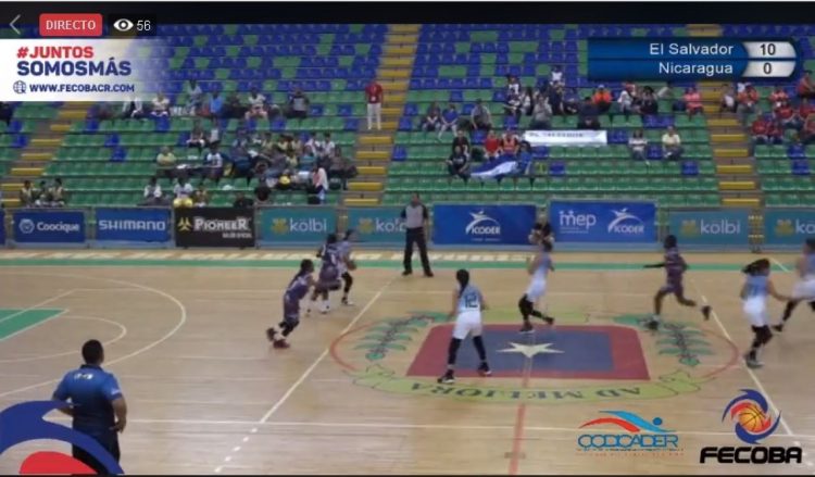 (En vivo) El Salvador – Nicaragua en el baloncesto de los Juegos Codicader