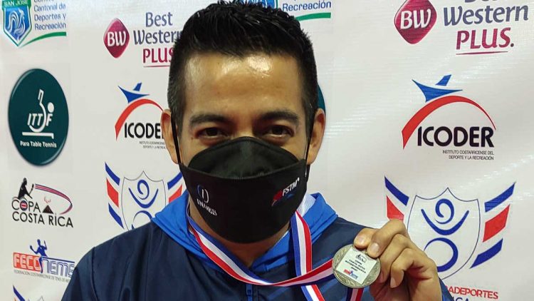 Melvin Muñoz ganó medalla de plata en la Para Copa Costa Rica Bicentenario 2021