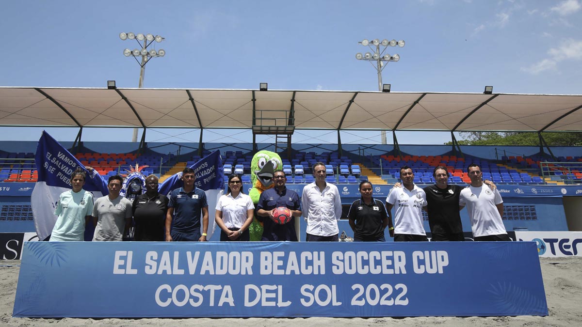 ¡Qué comience El Salvador Beach Soccer Cup 2022! Instituto Nacional