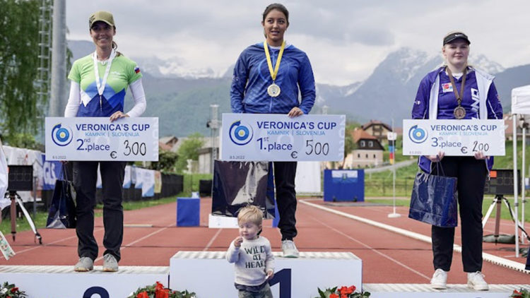 Arquera Paola Corado ganó oro en Eslovenia