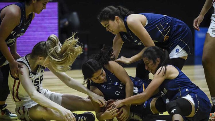 El Salvador enfrentará a Canadá en cuartos del FIBA Women’s Americas Championship U18